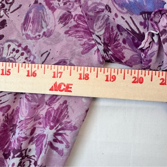 Misa Los Angeles Purple Floral Dress - Picture 4 of 5